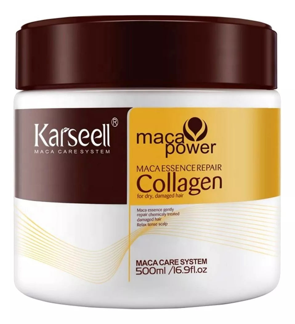 Mascarilla Capilar Karseell+Shampoo Karseell+Aceite reparador Karseell+Acondicionador karseell: Renueva y Revitaliza tu Cabello!